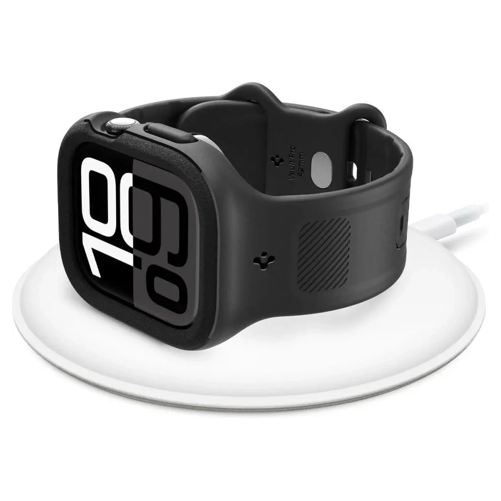Etui z paskiem Spigen Vault Pro Apple Watch 10 / 11 42mm Matte Black