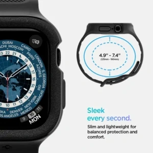 Kup Pasek Spigen Vault Pro Apple Watch 10 42mm Matte Black - SPN16778 - {ean13} - Sklep Home Screen