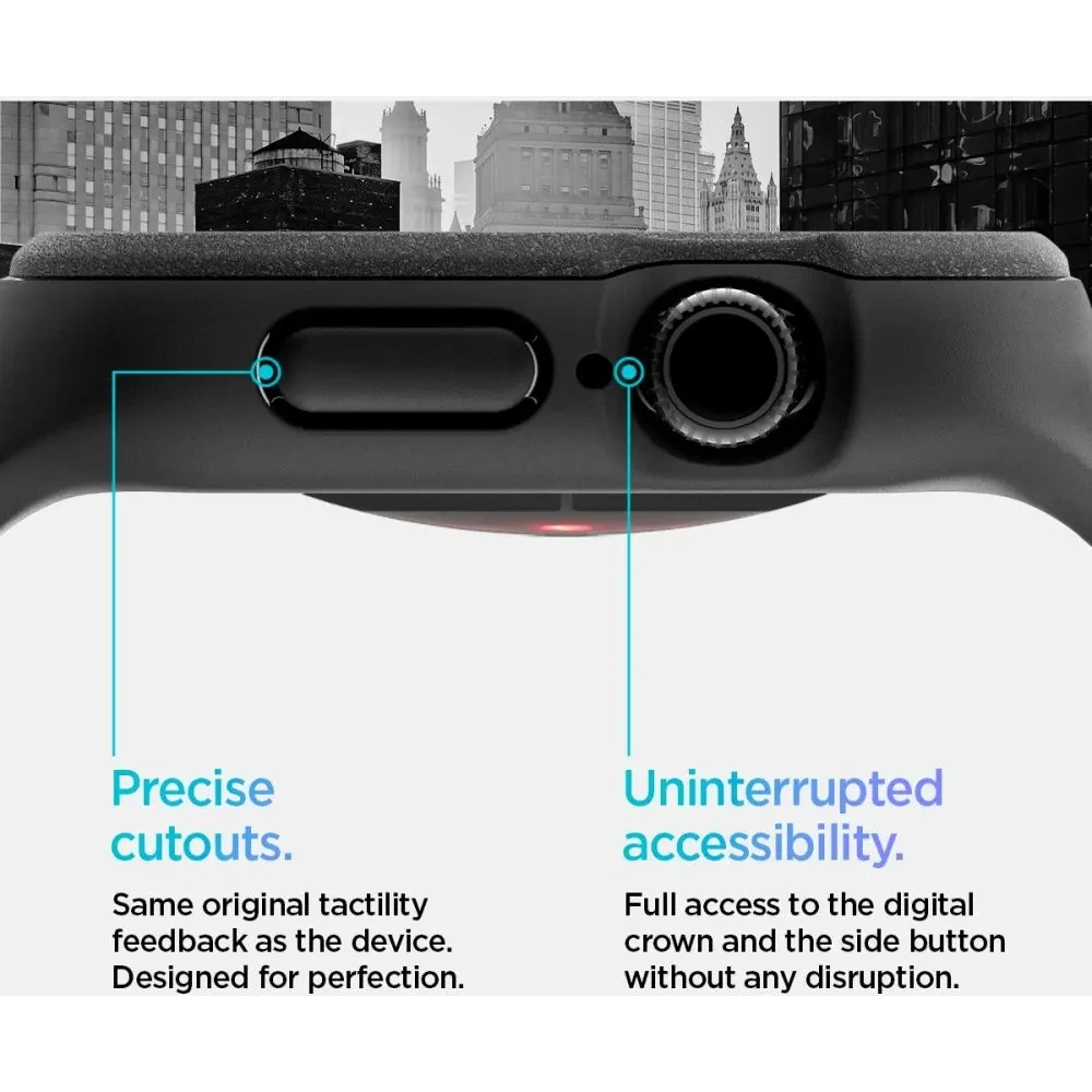 Etui z paskiem Spigen Vault Pro Apple Watch 10 / 11 42mm Matte Black