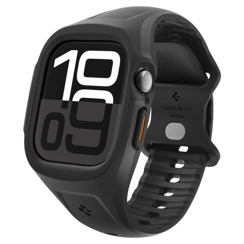 Buy Spigen Liquid Air Pro Apple Watch 10 46mm Matte Black - SPN16779 - {ean13} - Home Screen Store Europe