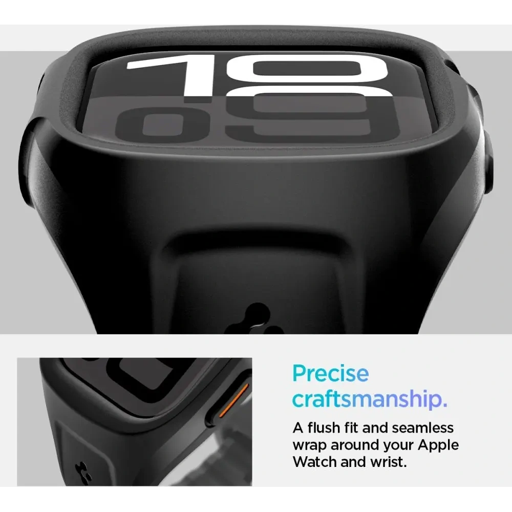 Pasek Spigen Liquid Air Pro Apple Watch 10 / 11 46mm Matte Black