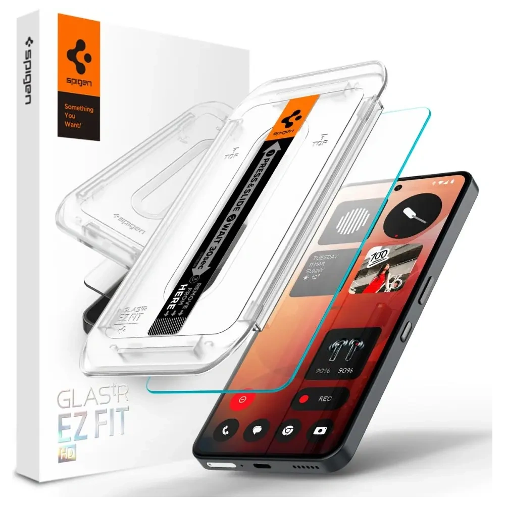 Szkło hartowane Spigen Glas.tr ez Fit Nothing Phone 3a / 3a Pro Clear
