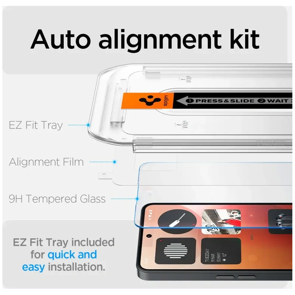 Szkło hartowane Spigen Glas.tr ez Fit Nothing Phone 3a / 3a Pro Clear