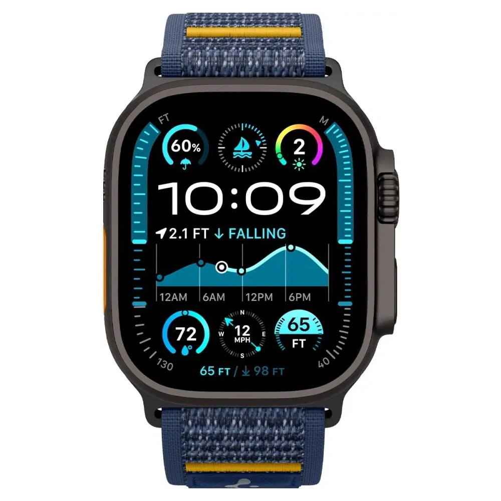 Pasek Spigen Athlex Air Apple Watch 6/7/8/9/10/SE/Ultra 1/2 44/45/46/49mm Active Navy