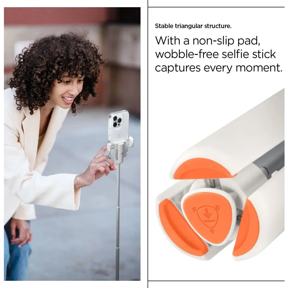 Kijek Spigen S541W Bluetooth Selfie Stick Tripod Dune Beige