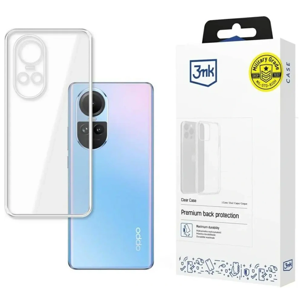 Etui 3MK Clear Case do Oppo Reno 10 / 10 Pro