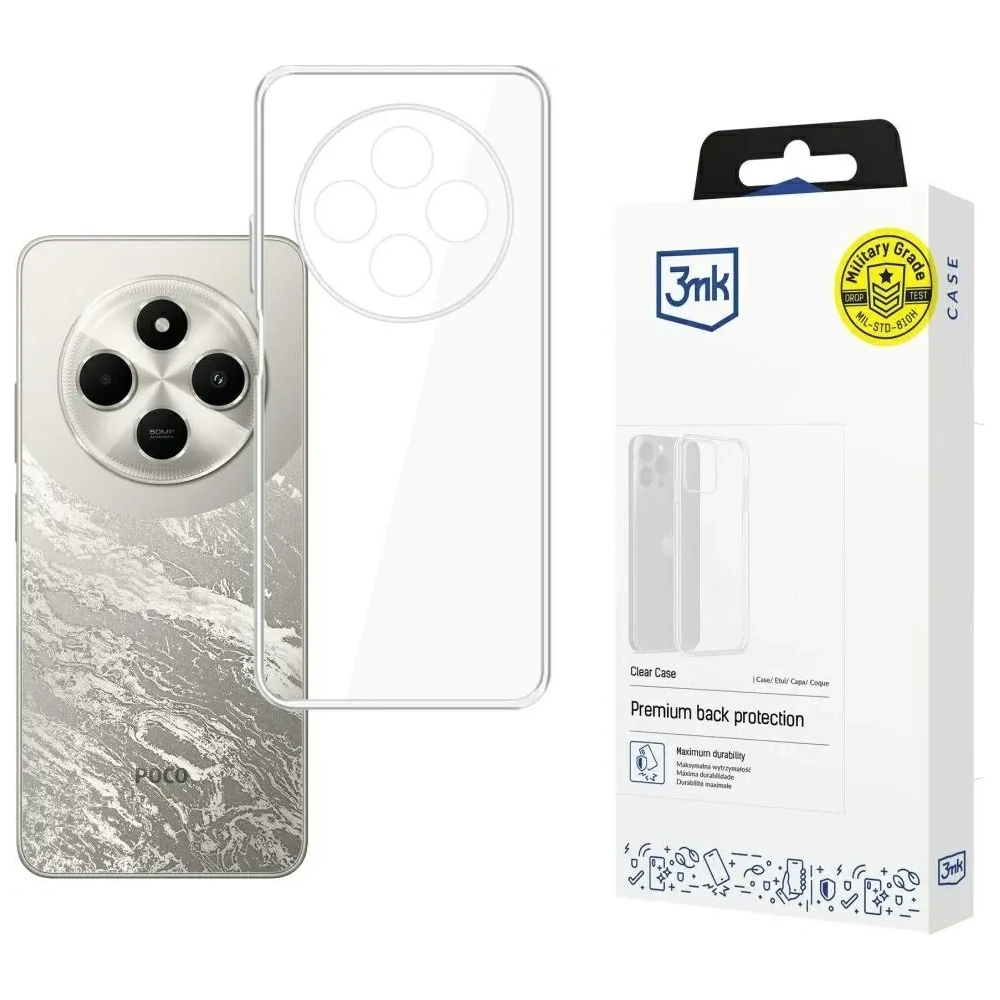 Etui 3MK Clear Case do POCO C75