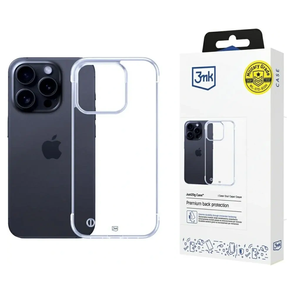 Etui 3MK Just20g Clear Case do Apple iPhone 14 Pro Max