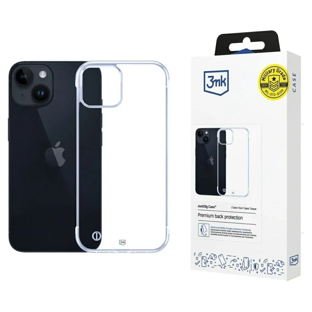 Etui 3MK Just20g Clear Case do Apple iPhone 15