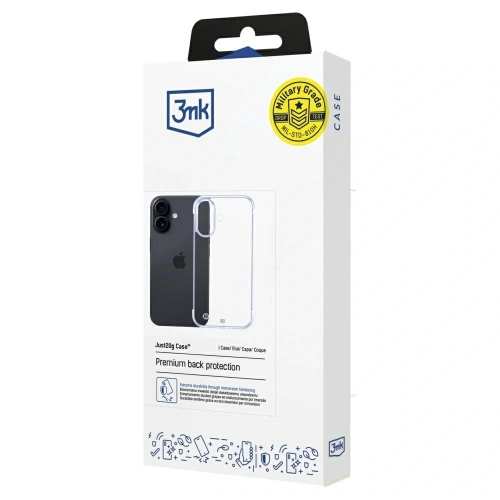 Buy 3MK Just20g Clear Case Apple iPhone 16 - 3MK16359 - {ean13} - Home Screen Store Europe