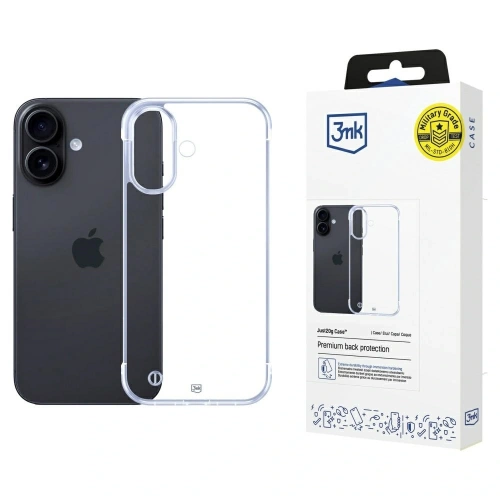 Kup 3MK Just20g Clear Case pro Apple iPhone 16 Plus - 3MK16360 - {ean13} - Sklep Home Screen