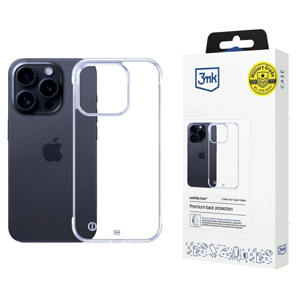 Etui 3MK Just20g Clear Case do Apple iPhone 16 Pro