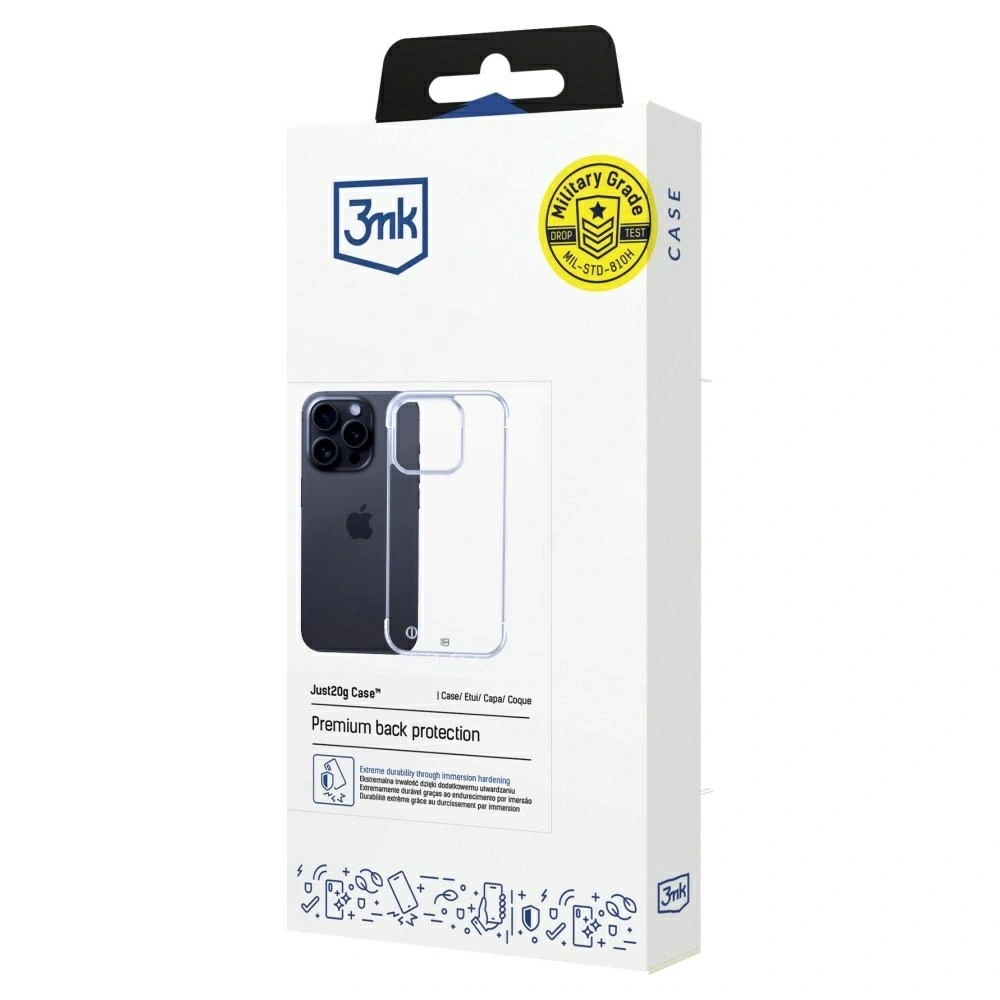 Etui 3MK Just20g Clear Case do Apple iPhone 16 Pro