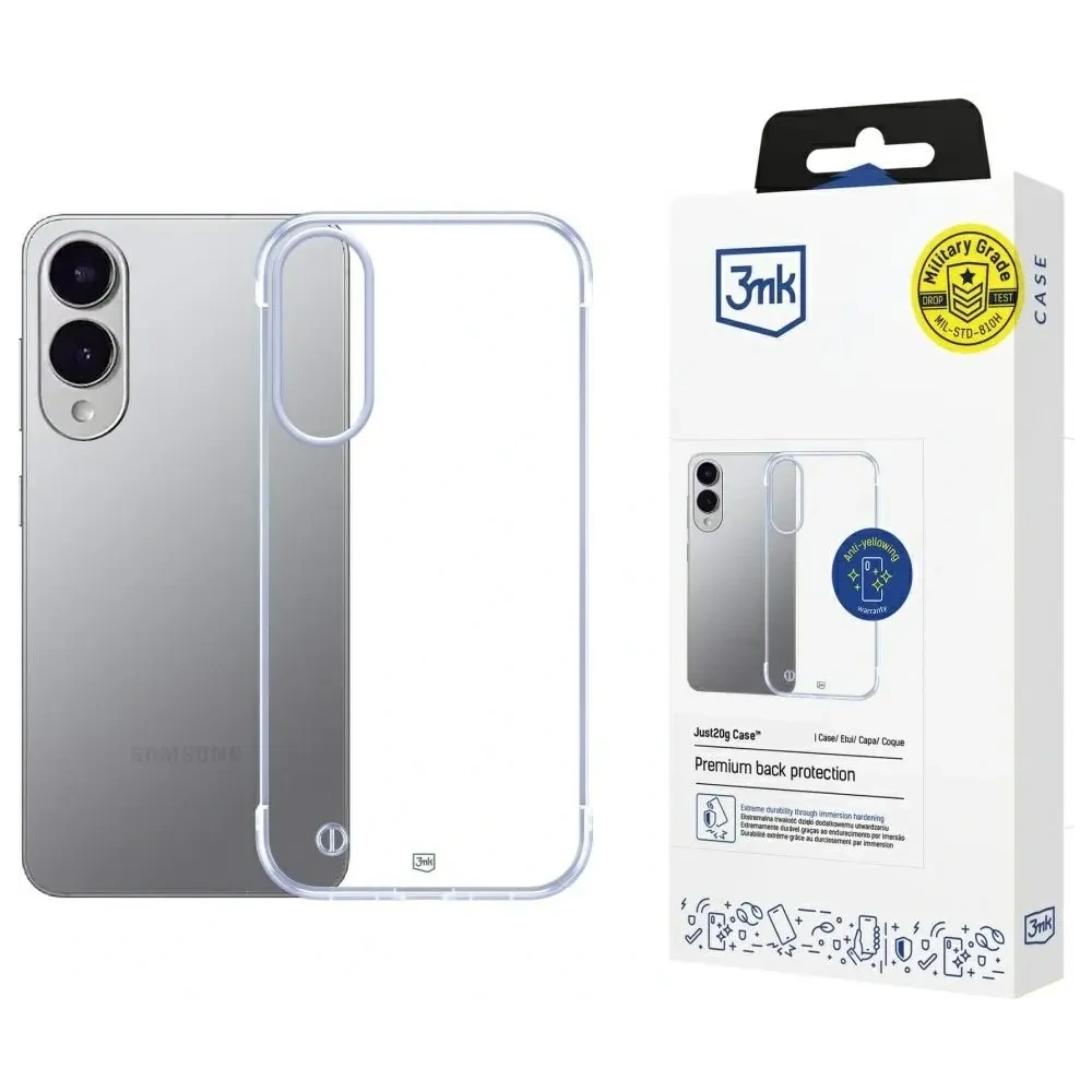 Etui 3MK Just20g Clear Case do Samsung Galaxy S25 Edge