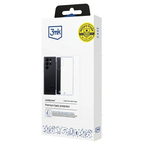 Kup Etui 3MK Just20g Clear Case do Samsung Galaxy S23 Ultra - 3MK16366 - {ean13} - Sklep Home Screen