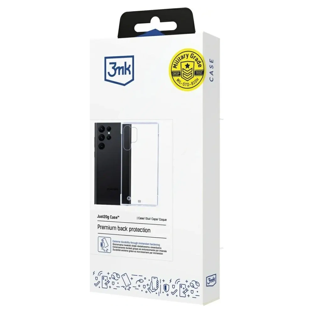 Etui 3MK Just20g Clear Case do Samsung Galaxy S24+ Plus