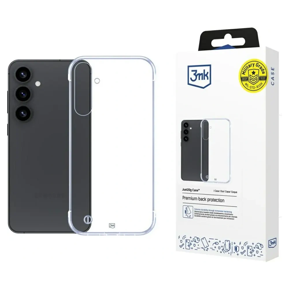 Etui 3MK Just20g Clear Case do Samsung Galaxy S25