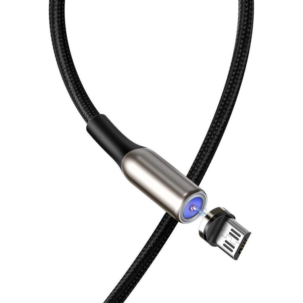 Kabel magnetyczny micro USB Baseus Zinc 2A 1m (czarny)