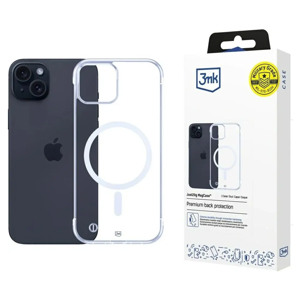 Etui 3MK Just20g MagCase do Apple iPhone 15