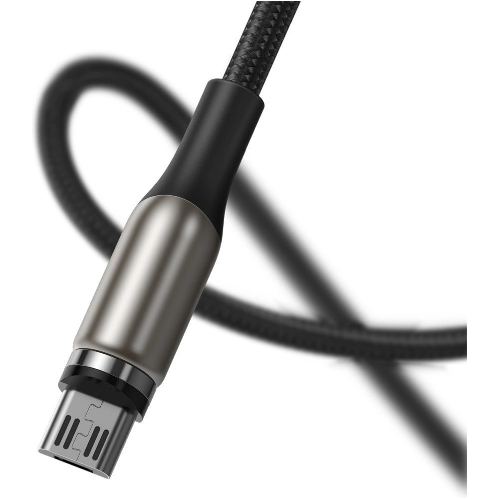 Kabel magnetyczny micro USB Baseus Zinc 2A 1m (czarny)