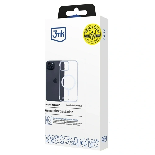 Etui 3MK Just20g MagCase do Apple iPhone 15 Plus