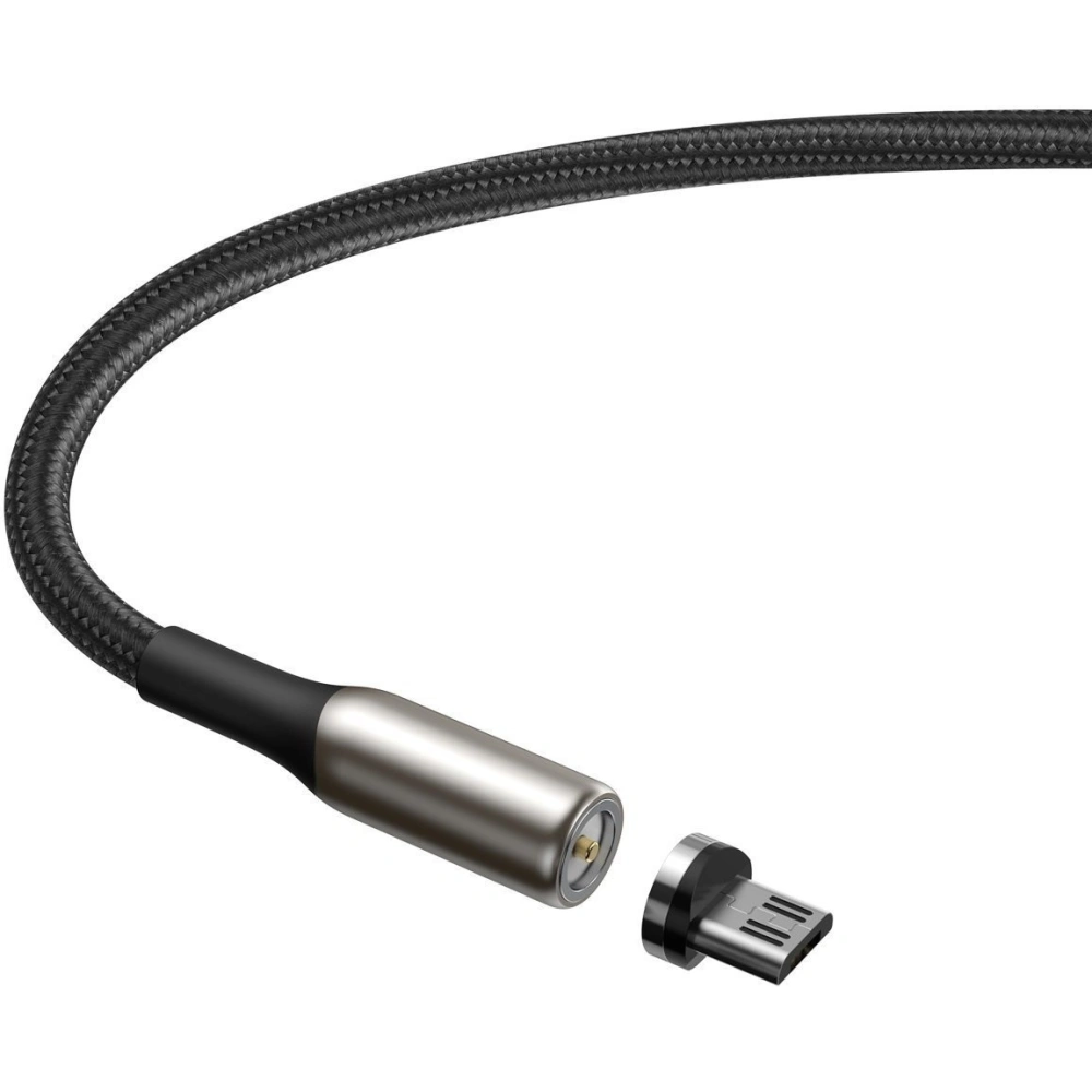 Kabel magnetyczny micro USB Baseus Zinc 2A 1m (czarny)