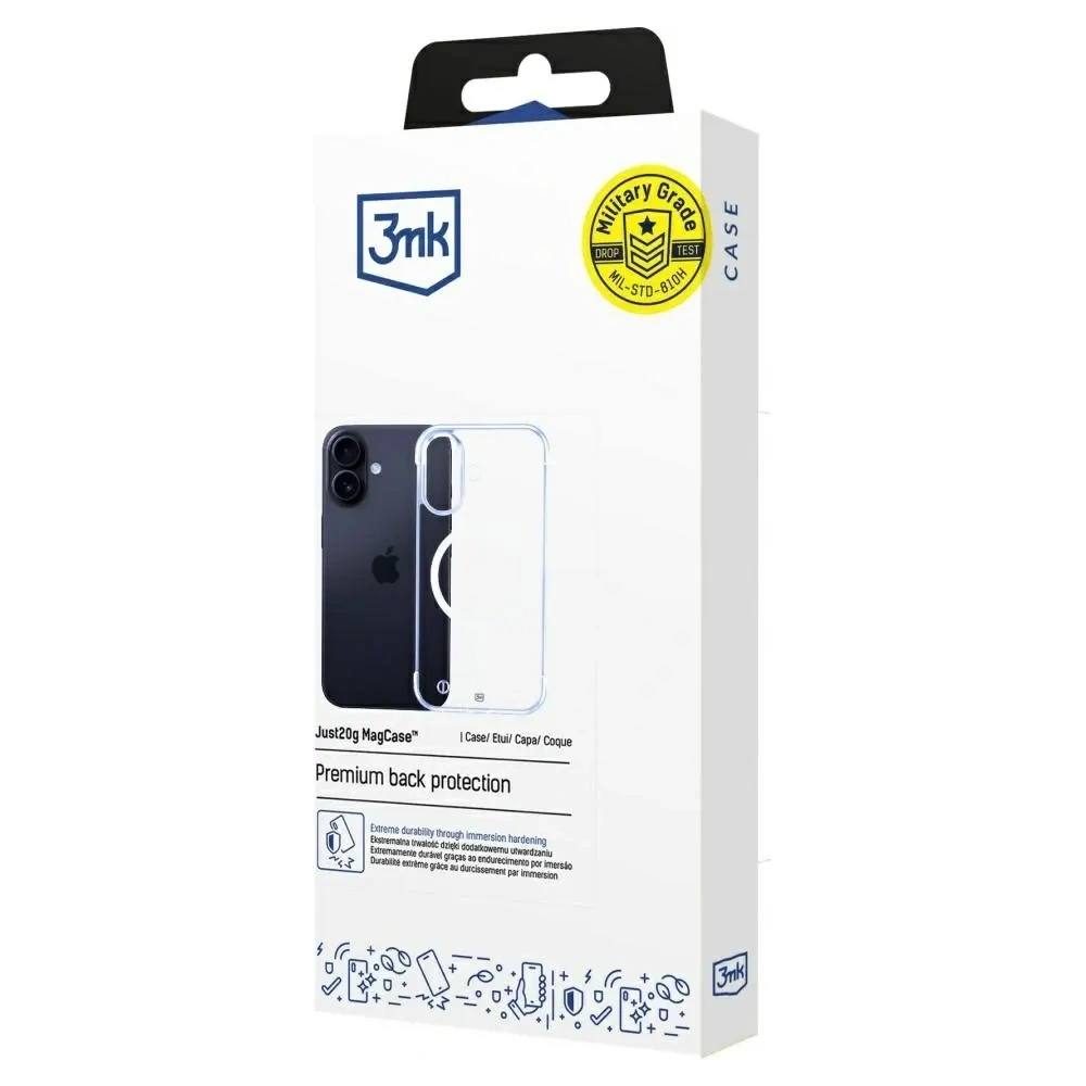 Etui 3MK Just20g MagCase do Apple iPhone 16 Plus