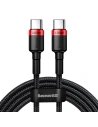 Kup USB-C kábel Baseus Cafule, QC 3.0, PD 2.0, 100W, 5A, 2m (piros-fekete) - BSU1520REDBLK - {ean13} - Sklep Home Screen