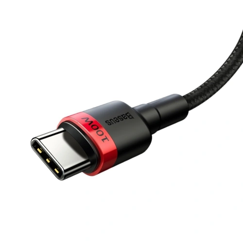 Kup Kabel USB-C Baseus Cafule, QC 3.0, PD 2.0, 100W, 5A, 2m (czerwono-czarny) - BSU1520REDBLK - {ean13} - Sklep Home Screen