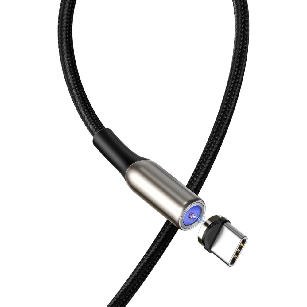 Kabel magnetyczny USB-C Baseus Zinc 2A 1m (czarny)