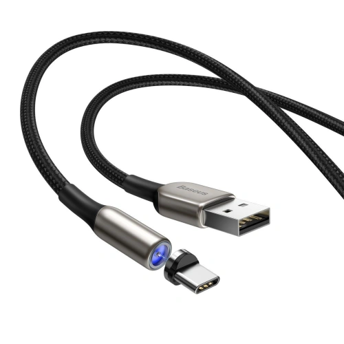 Kup Baseus USB-C Magnetkabel Zink 2A 1m (schwarz) - BSU1521BLK - {ean13} - Sklep Home Screen