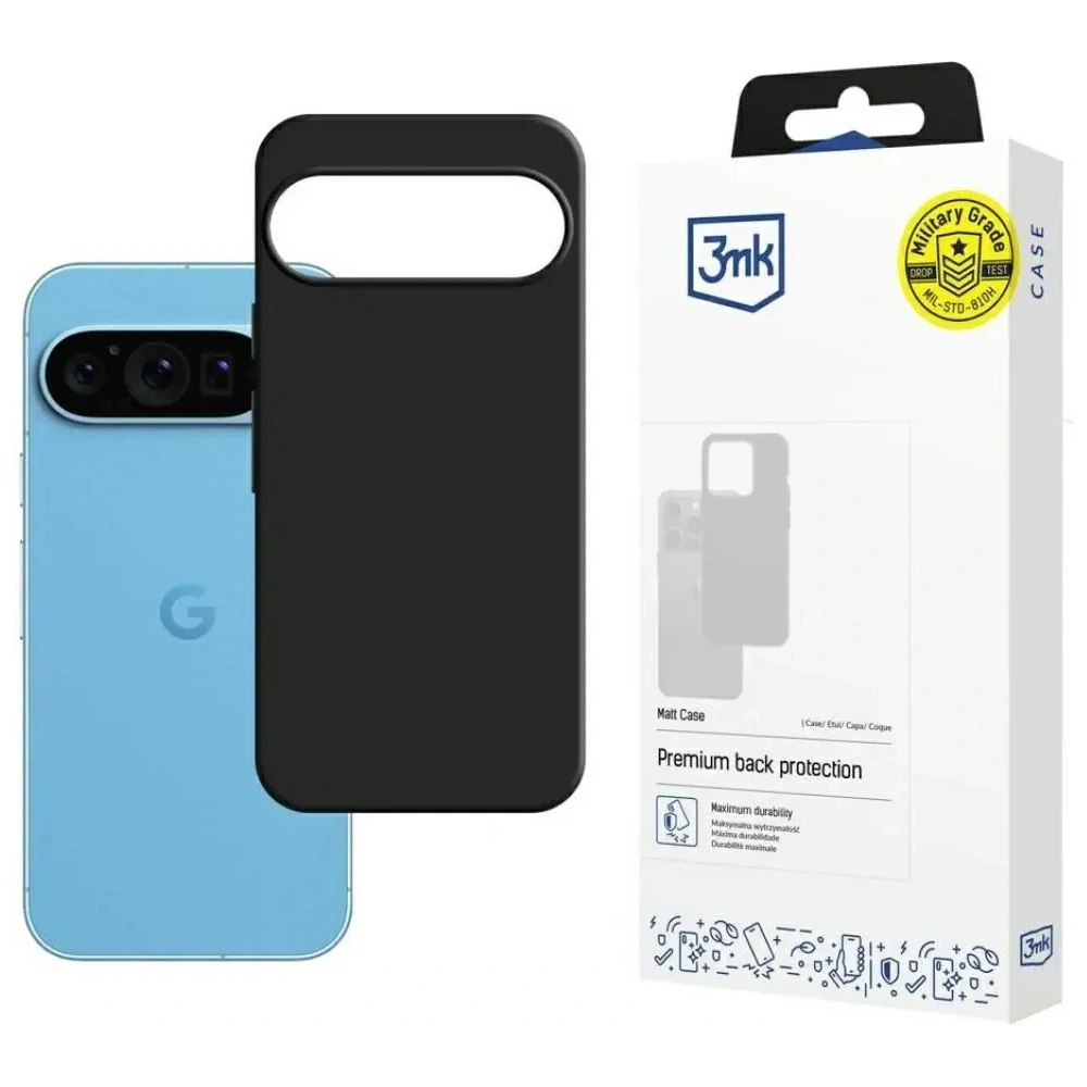 Etui 3MK Matt Case do Google Pixel 9 Pro XL czarny