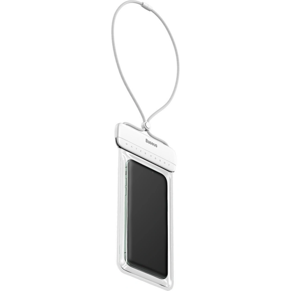 Uniwersalne etui wodoodporne Baseus Let's Go do smartfonów (białe)