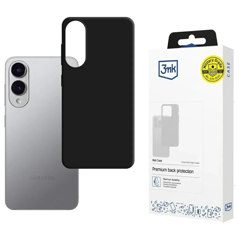 Etui 3MK Matt Case do Samsung Galaxy S25 Edge czarny