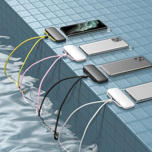 Kup Baseus Wasserdichte Universaltasche Let's Go für Smartphones (weiß) - BSU1522WHT - {ean13} - Sklep Home Screen