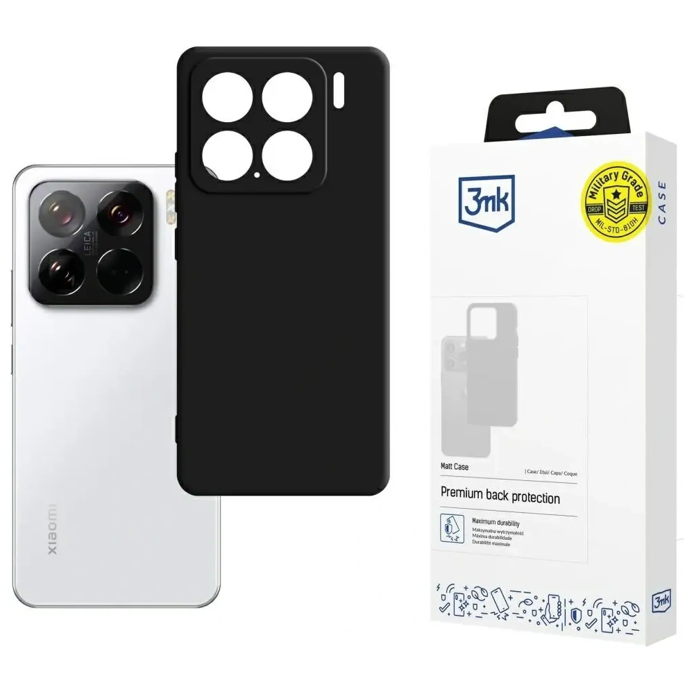 Etui 3MK Matt Case do Xiaomi 15 czarny