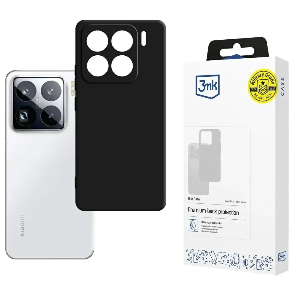 Etui 3MK Matt Case do Xiaomi 15 Pro czarny