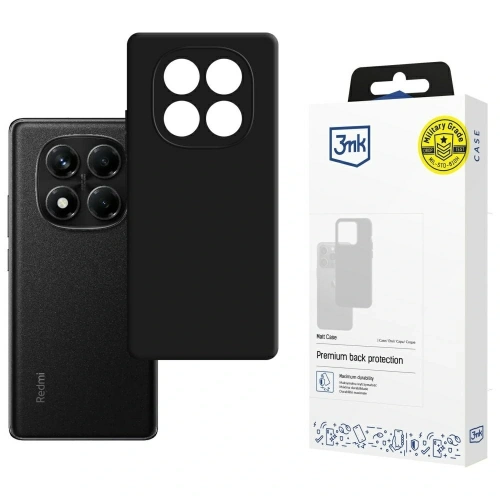 Kup 3MK Matt Case Xiaomi Redmi Note 14 Pro 4G negru - 3MK16449 - {ean13} - Sklep Home Screen