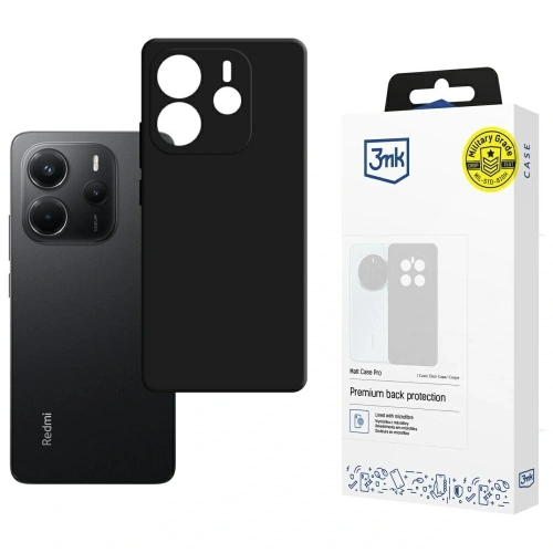 Kup 3MK Matt Case Pro Xiaomi Redmi Note 14 4G negru - 3MK16453 - {ean13} - Sklep Home Screen
