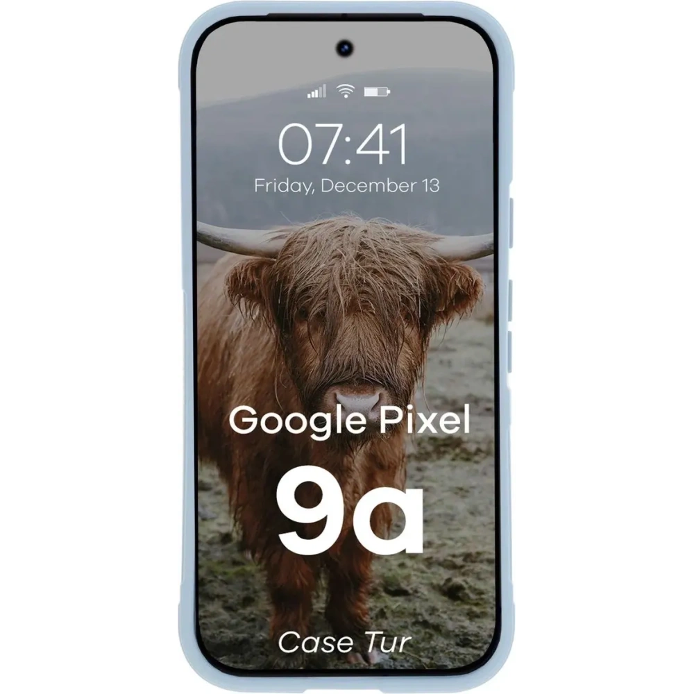 Pancerne etui Bizon Case Tur do Google Pixel 9a jasnoniebieskie