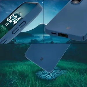 Kup BIZON Caz Lupka Samsung Galaxy S24 FE albastru - BIZ9254 - {ean13} - Sklep Home Screen