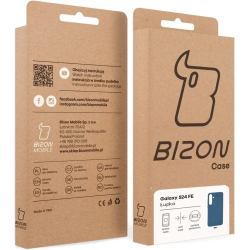Kup BIZON Pouzdro Lupka Samsung Galaxy S24 FE modré - BIZ9254 - {ean13} - Sklep Home Screen