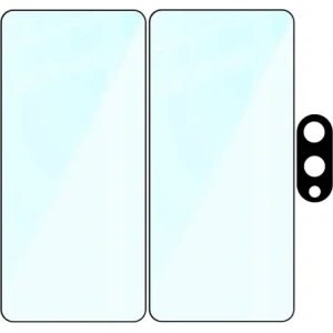 Buy BIZON Edge Pack 2x screen glass + camera glass Samsung Galaxy S25 Edge - BIZ9256 - {ean13} - Home Screen Store Europe