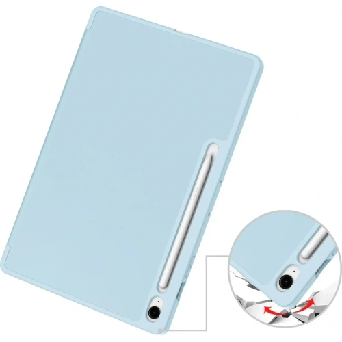 Kup Etui z klapką Bizon Case Tab Lizard do Samsung Galaxy Tab S10 FE+ Plus błękitne - BIZ9258 - {ean13} - Sklep Home Screen