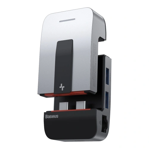 Kup Baseus Apple Adapter 9in1 Armor Age, Hub 3x USB 3.0 + HDMI + 2x ThunderBolt 3 + USB-C + Klinke 3,5mm an MacBook Pro - BSU1524 - {ean13} - Sklep Home Screen