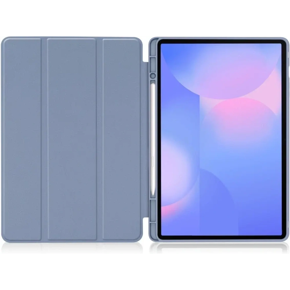 Etui z klapką Bizon Case Tab Lizard do Samsung Galaxy Tab S10 FE+ Plus lawendowe