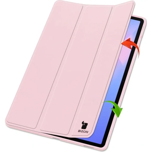 Kup Etui z klapką Bizon Case Tab Lizard do Samsung Galaxy Tab S10 FE+ Plus różowe - BIZ9260 - {ean13} - Sklep Home Screen