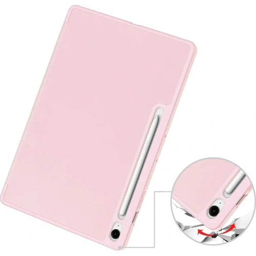 Kup Etui z klapką Bizon Case Tab Lizard do Samsung Galaxy Tab S10 FE+ Plus różowe - BIZ9260 - {ean13} - Sklep Home Screen