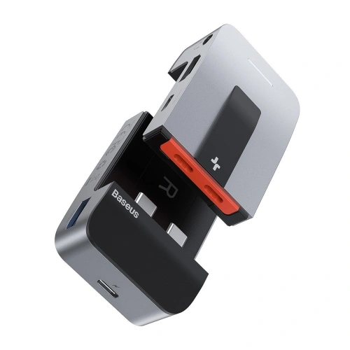 Kup Adapter 9w1 Baseus Armor Age, Hub 3x USB 3.0 + HDMI + 2x ThunderBolt 3 + USB-C + jack 3,5mm az Apple MacBook Pro-hoz - BSU1524 - {ean13} - Sklep Home Screen