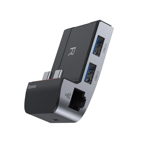 Kup Adapter 9w1 Baseus Armor Age, Hub 3x USB 3.0 + HDMI + 2x ThunderBolt 3 + USB-C + jack 3,5mm do Apple MacBook Pro - BSU1524 - {ean13} - Sklep Home Screen
